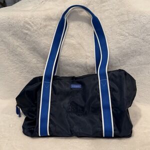 Paravel Fold-Up Recycled Technical Weave Travel Bag in Scuba Navy "Novo Nordisk"